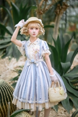 Fantastic Wind -Ukulele- Vintage Classic Lolita OP Dress