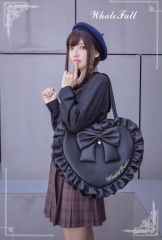 Whale Fall -Ruffled Heart- Lolita Bag