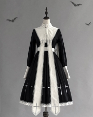 ZJ Story -The Prayer- Gothic Lolita OP Dress (female version)