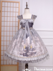 Precious Clove -The Ancient Whale City In The Sky- Qi Lolita JSK Version II