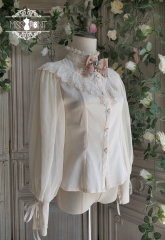 Miss Point -The Rose Academy- Vintage Classic Lolita Blouse