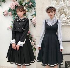 Miss Lady Vintage Classic Lolita JSK, Short Jacket and Blouse Set