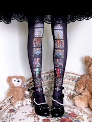 The Stained Glass Gothic Lolita Tights