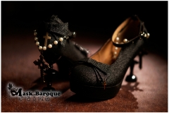 Mask of Baroque -Romantic Candlelight Dinner- Candlestick Heels Lolita Shoes