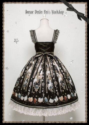 Avenue Denfer Peri's Workshop ロリィタ JSK Avenue Denfer -Fairies Workshop- Vintage Classic Lolita Open Front JSK
