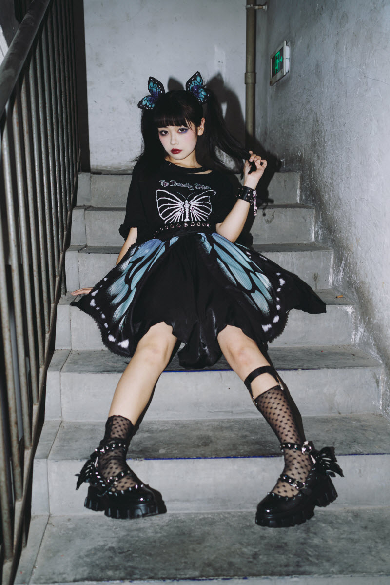 Gothic lolita boots clearance