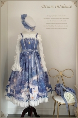 Dream in Silence Vintage Classic Lolita Jumper Dress