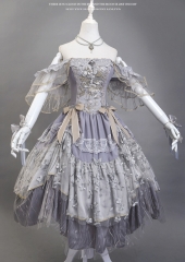 LingXi -Hui Yue Hai- Vintage Classic Lolita Jumper Dress