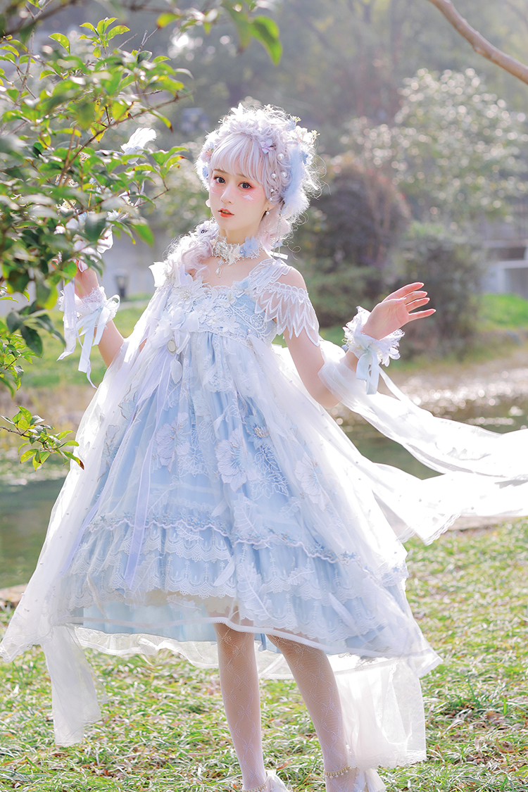 LingXi- FuShang RuoYu- Qi Lolita Jumper Dress