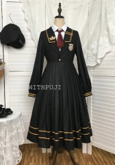 WithPuji -Evening Dream- College Style Lolita OP Dress