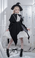 The Cute Little Witch Gothic Lolita OP Dress and Match Witch Hat