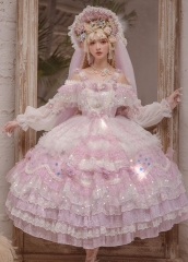 The Fairy Tea Party Vintage Classic Lolita Jumper Dress