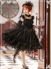 SanMuOu -The Song of the Moonlight- Vintage Classic Lolita JSK