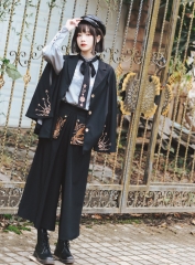 The Mysterious Demons Embroidered Wa Lolita Cape