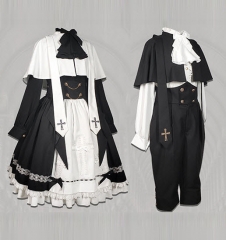 CastleToo -The Sacred College- Gothic Ouji Lolita Cape, Blouse, Pants and Skirt