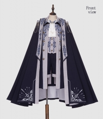 (Navy Blue Color) Yupbro -Coronation of My Princess- Ouji Lolita Full Sets