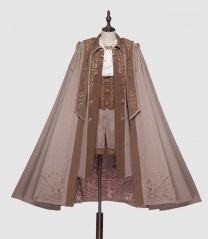 (Khaki Color) Yupbro -Coronation of My Princess- Ouji Lolita Full Sets