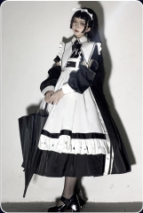 Susin -The Mechanical Maid- Long Version Lolita OP Dress and Matching Apron