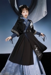 The Ancient Master of Sword Hanfu Style Qi Lolita Jacket, Blouse and Skirt