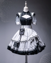 LilithHouse -Cyber Maid- Lolita Dress Set Version III