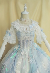 Fantasy Mirror -Crystal Butterflies- Vintage Classic Lolita Blouse and Accessories