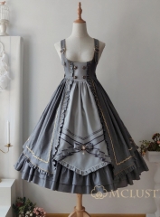 Mcluster -A Letter from an Old Friend- Lolita Corset Jumper Dress