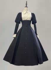 Moluo Lolita -Dark Princess- Lolita OP Dress, Blouse and Skirt