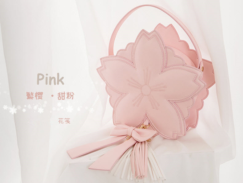 cherry blossom shaped purse