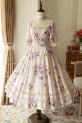 Forest Wardrobe -Viola Tricolor- Vintage Classic Lolita Dresses
