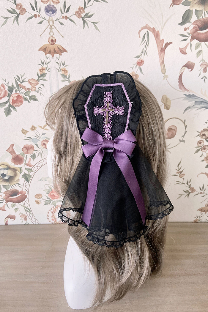Made to Order Lolita headband sweet fairy kei lace headdress head dress cute pastel kawaii hair accessory hairbow headpiece Gvezdina