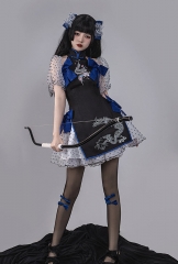 WithPuji -The Bird Eating Snake- Qi Lolita Cheongsam Style Dress