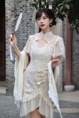 Alice Girl -The Acient Beauty- Qi Lolita Cheongsam Style Dress