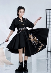 Jumping Through The Gate Qi Lolita Embroidered OP Dress