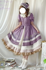 Picking Grapes Classic Lolita OP Dress