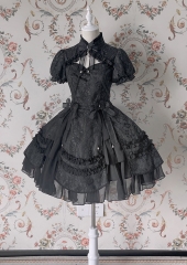 Alice Girl -The Ancient Butterfly- Qi Lolita OP Dress Set