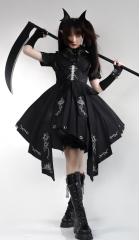 Unreal Wall of Brambles Military Lolita OP Dress Set