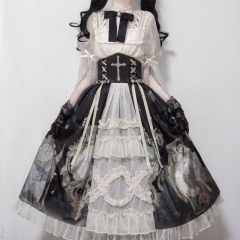 Maiden's Prayer Gothic Lolita Blouse and Skirt Set