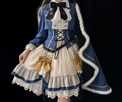 Alice Girl -Sailing Diary- Sailor Lolita Neckbow, Cape and Sash