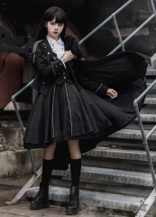 Princess's Vow Military Lolita Jacket, Vest, Blouse, Cape and Skirt