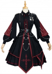 ChunLu -The Personification of Justice- Military Lolita OP Dress Set