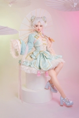 White Pear Dream Qi Lolita Jumper Dress and Bolero