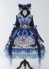 Sakya Lolita -The Wistaria Garden of the Cats- 2023 Version Lolita JSK and Blouse