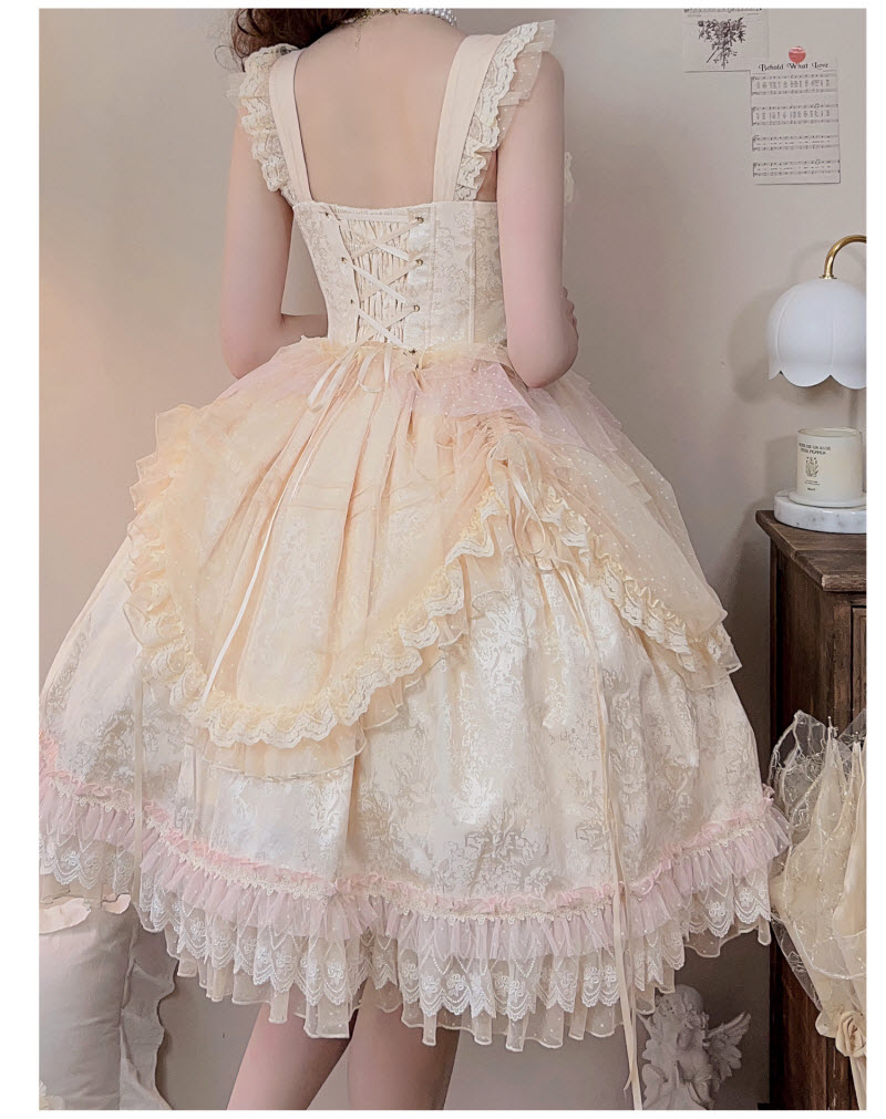 Rose Waltz by Aurora Borealis Corset Lolita Dress - Ready Mader