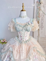 Waltz of the Rose Vintage Classic Lolita Corset Jumper Dress