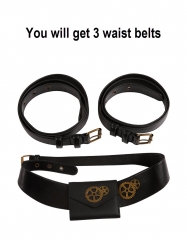 Nikki Tomorrow -Perpetual Motion Gears- Steampunk Lolita Waist Belts