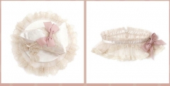 Asleep Townlet -Cream Heart- Lolita Accessories