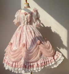 ZJ Story -Letter from Showa- Vintage Classic Lolita OP Dress