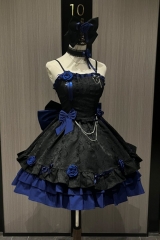 Romantic Contract Gothic Lolita Jumper Dress Set