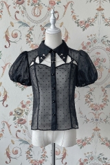 Alice Girl -Little Cool Girl- Goithic Steampunk Lolita Blouse