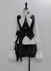 Princess Chronicles -The Intrepid Rabbit 2.0- Ouji Lolita Vest, Blouse and Short Pants